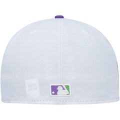 Chicago Cubs  Side Patch 59FIFTY Fitted Hat White