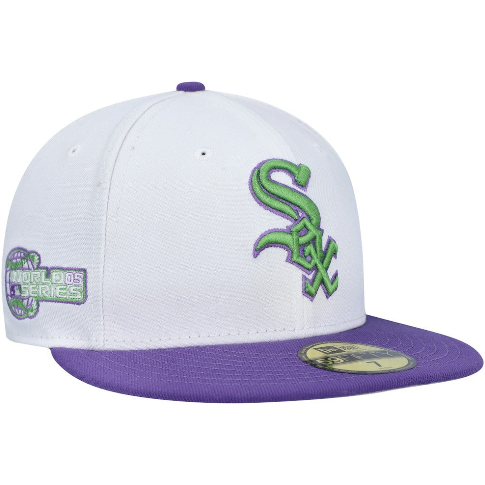 Chicago White Sox  Side Patch 59FIFTY Fitted Hat White