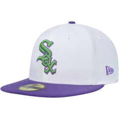 Chicago White Sox  Side Patch 59FIFTY Fitted Hat White