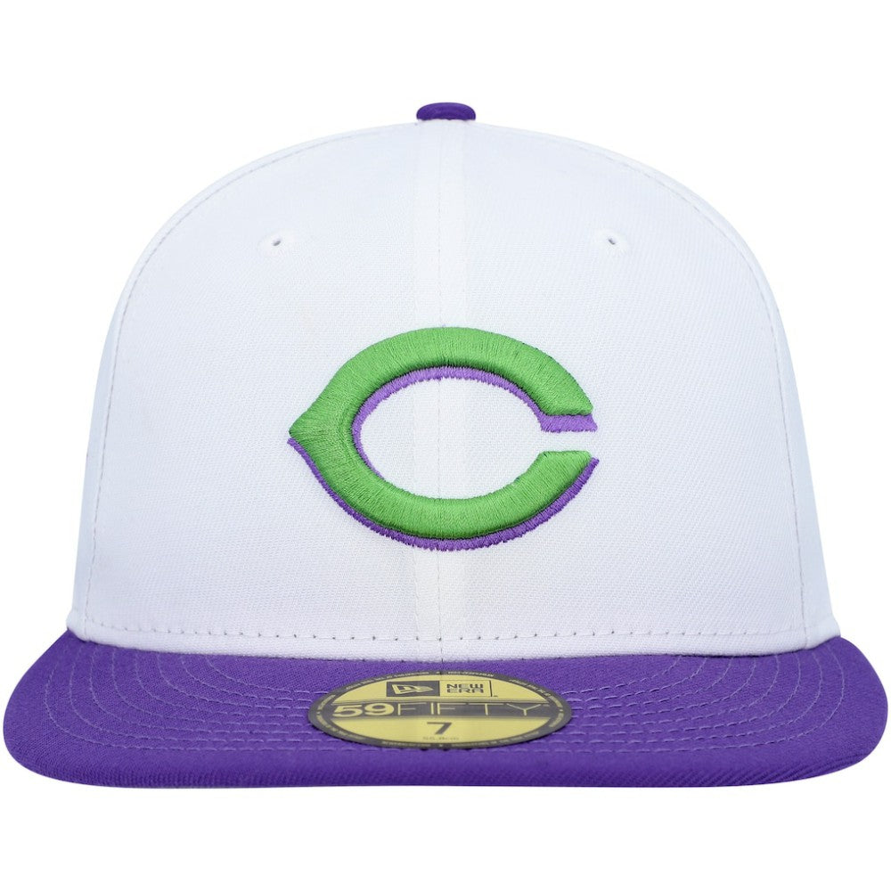 Cincinnati Reds 1990 World Series Side Patch 59FIFTY Fitted Hat White