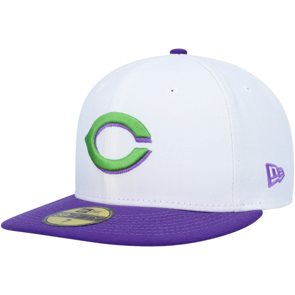 Cincinnati Reds 1990 World Series Side Patch 59FIFTY Fitted Hat White