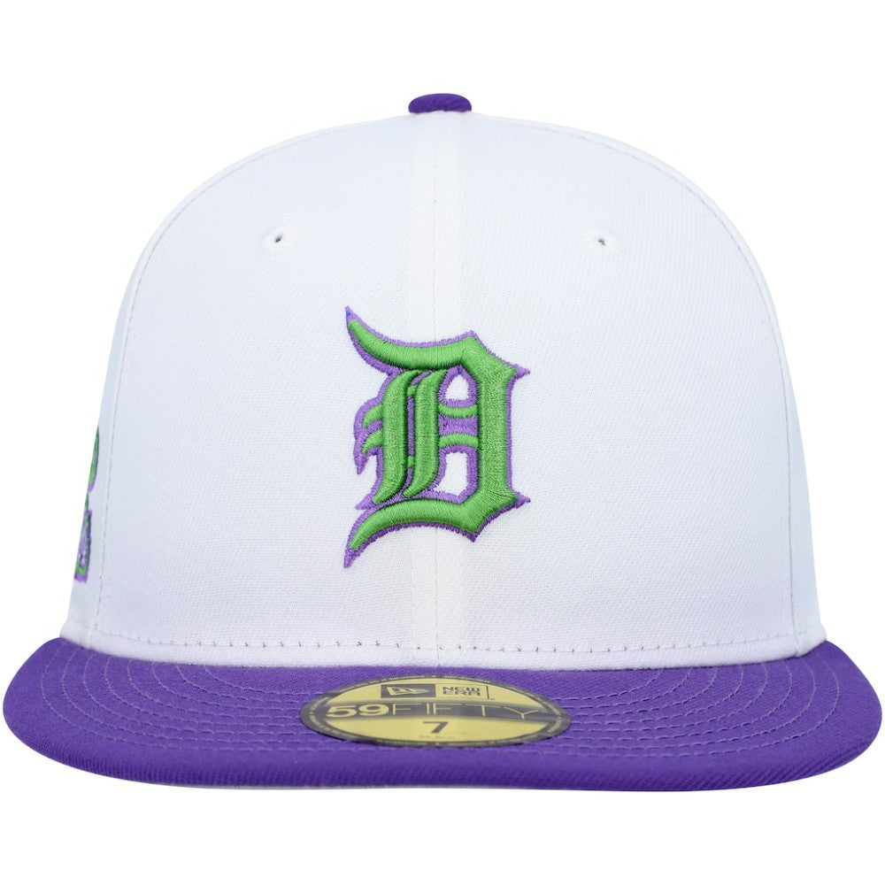 Detroit Tigers 1984 World Series Side Patch 59FIFTY Fitted Hat White