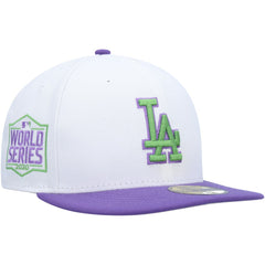 Los Angeles Dodgers 2020 World Series Side Patch 59FIFTY Fitted Hat White