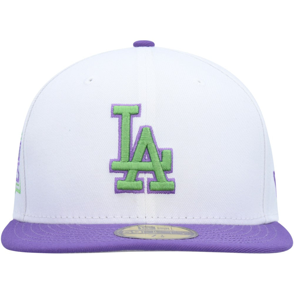 Los Angeles Dodgers 2020 World Series Side Patch 59FIFTY Fitted Hat White