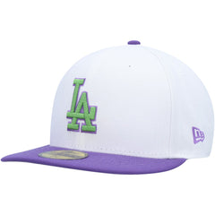 Los Angeles Dodgers 2020 World Series Side Patch 59FIFTY Fitted Hat White