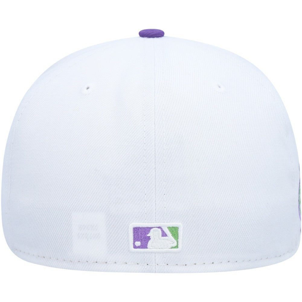 San Diego Padres 50th Anniversary Side Patch 59FIFTY Fitted Hat White