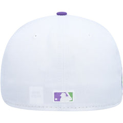 San Diego Padres 50th Anniversary Side Patch 59FIFTY Fitted Hat White