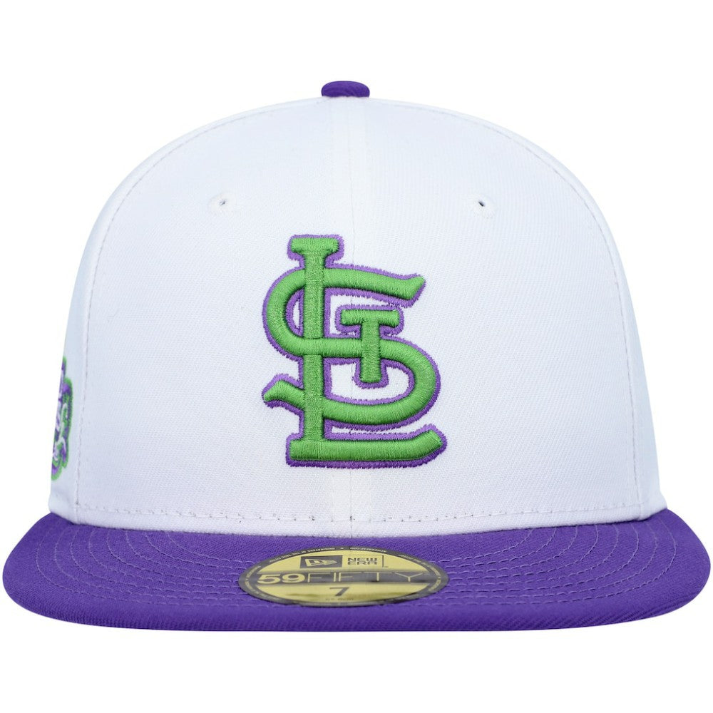 St. Louis Cardinals 2011 World Series Side Patch 59FIFTY Fitted Hat White