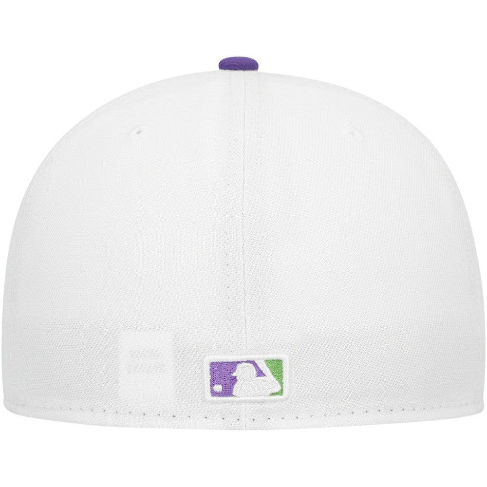 Tampa Bay Rays  Side Patch 59FIFTY Fitted Hat White