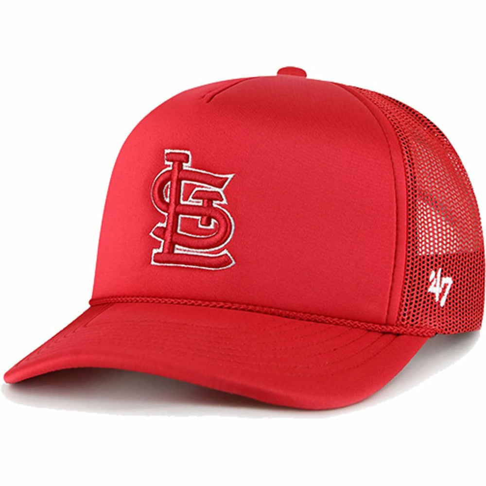 St. Louis Cardinals Foam Logo Trucker Adjustable Hat Red