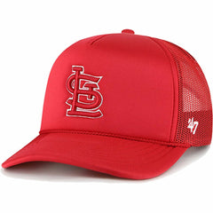 St. Louis Cardinals Foam Logo Trucker Adjustable Hat Red
