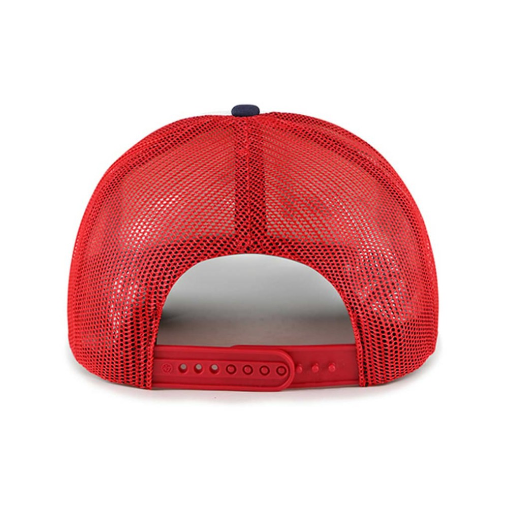 Washington Nationals Foam Front Script Trucker Snapback Hat White