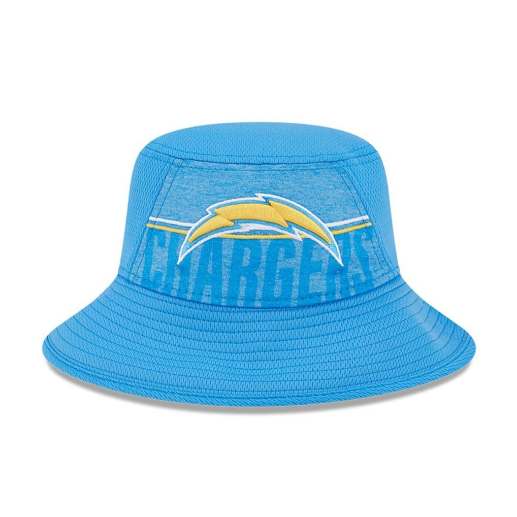 Los Angeles Chargers New Era 2023 NFL Training Camp Stretch Bucket Hat - Blue sale