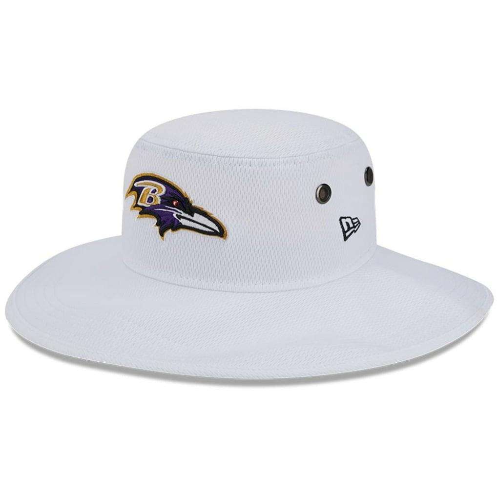 Baltimore Ravens New Era 2023 NFL Training Camp Panama Bucket Hat - White for sale