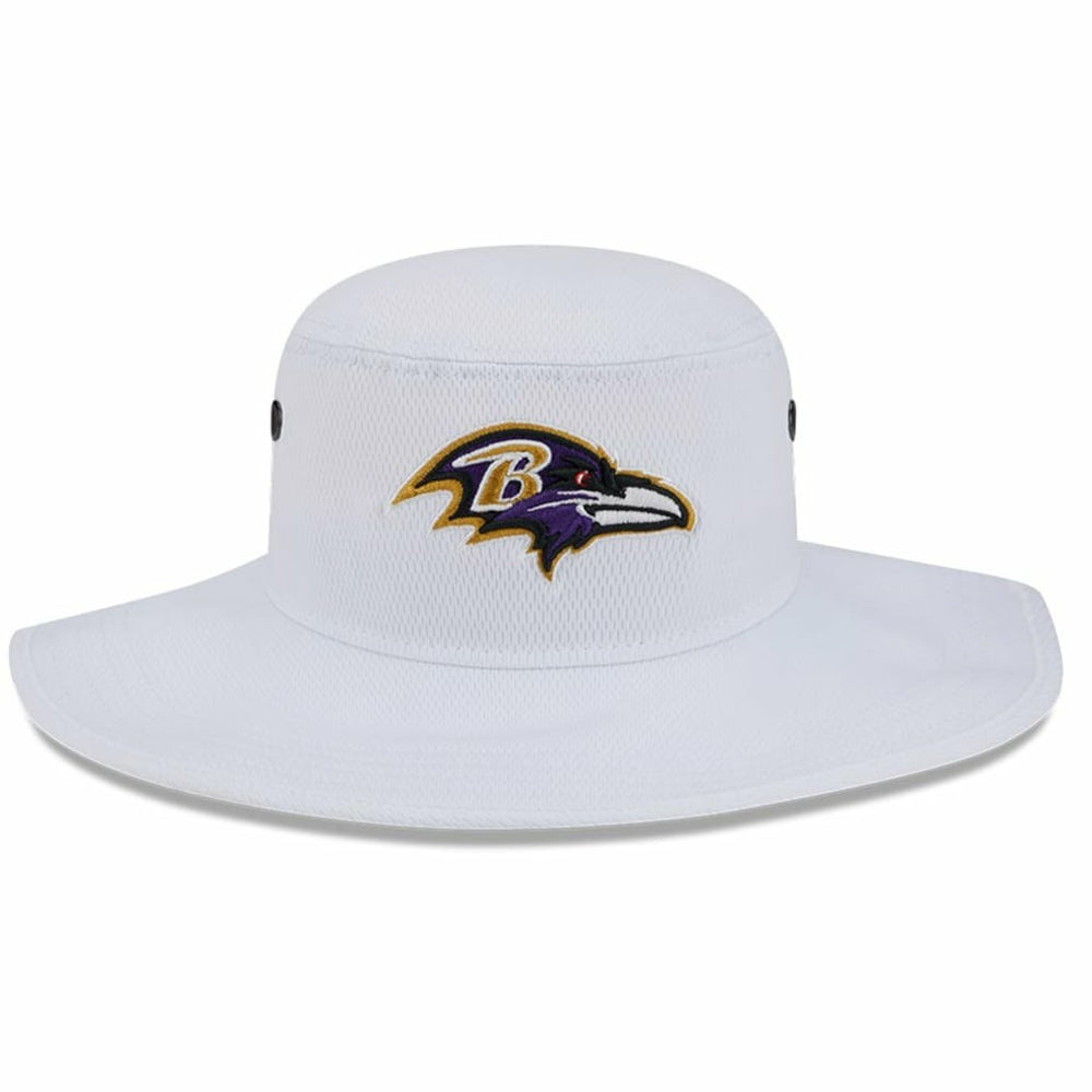 Baltimore Ravens New Era 2023 NFL Training Camp Panama Bucket Hat - White for sale