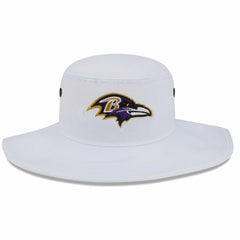 Baltimore Ravens New Era 2023 NFL Training Camp Panama Bucket Hat - White for sale