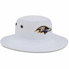 Baltimore Ravens New Era 2023 NFL Training Camp Panama Bucket Hat - White for sale