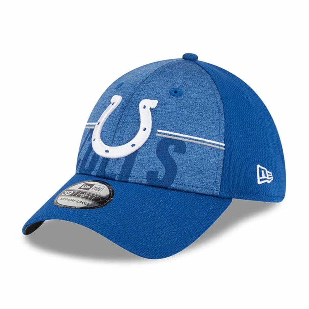 Indianapolis Colts New Era 2023 NFL Training Camp 39THIRTY Flex Hat - Royal discount