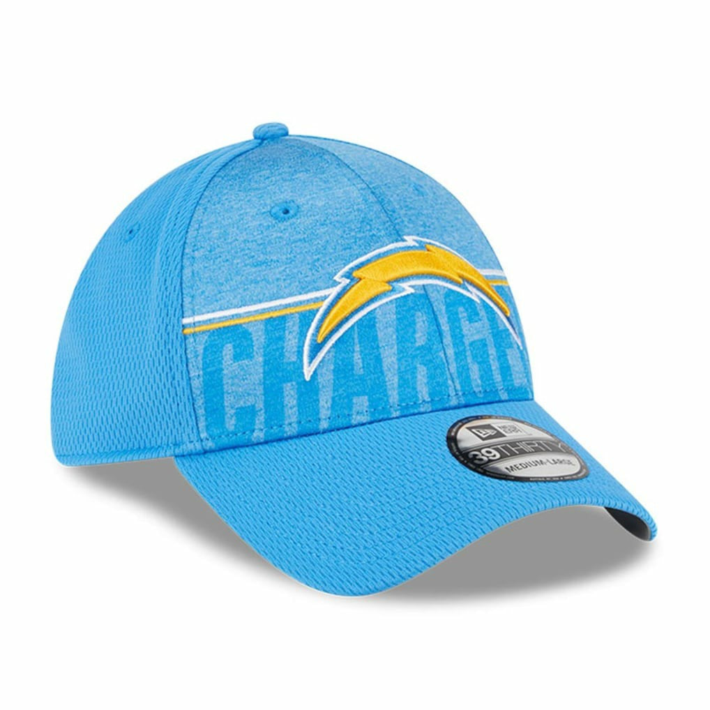 Los Angeles Chargers New Era 2023 NFL Training Camp 39THIRTY Flex Hat - Blue cheap