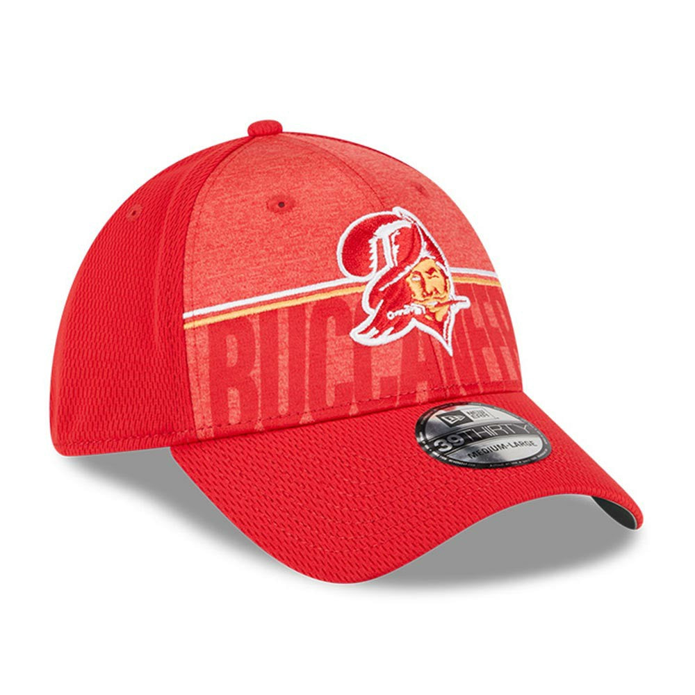 Tampa Bay Buccaneers New Era 2023 NFL Training Camp Throwback 39THIRTY Flex Hat - Red online
