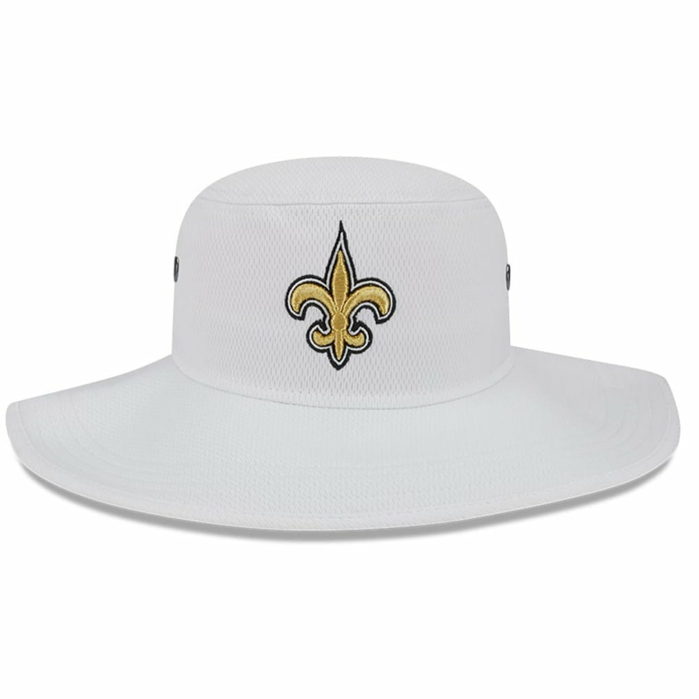 New Orleans Saints New Era 2023 NFL Training Camp Panama Bucket Hat - White outlet