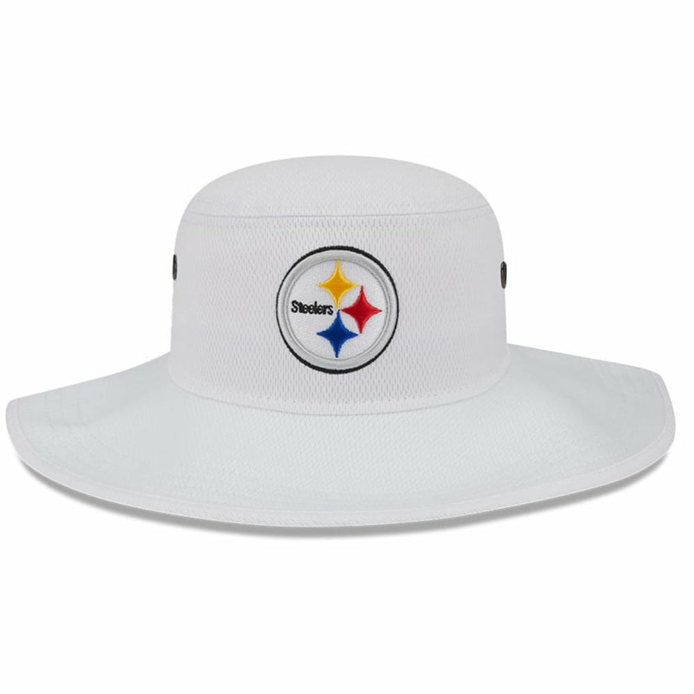 Pittsburgh Steelers New Era 2023 NFL Training Camp Panama Bucket Hat - White on sale