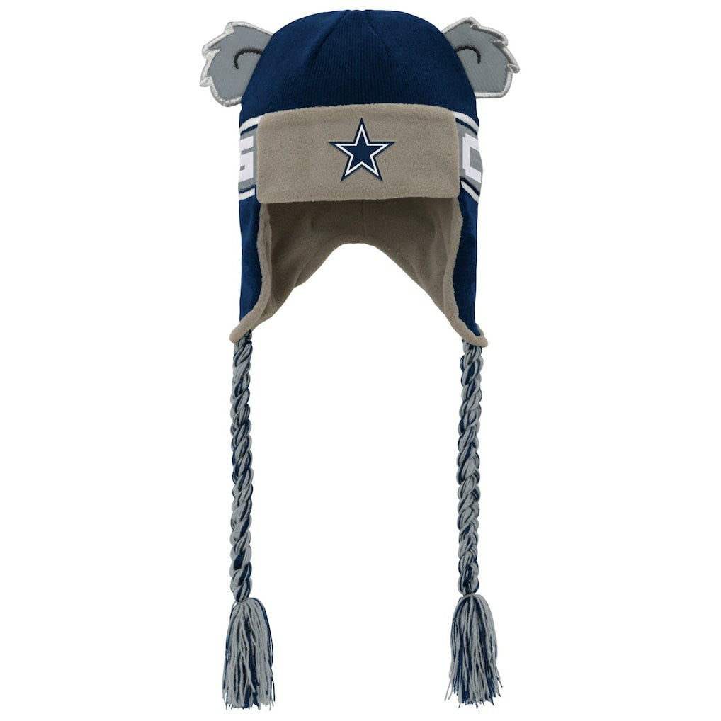 Dallas Cowboys Youth Wordmark Ears Trooper Knit Hat - Navy outlet