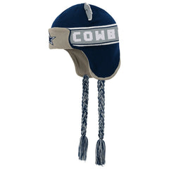 Dallas Cowboys Youth Wordmark Ears Trooper Knit Hat - Navy outlet