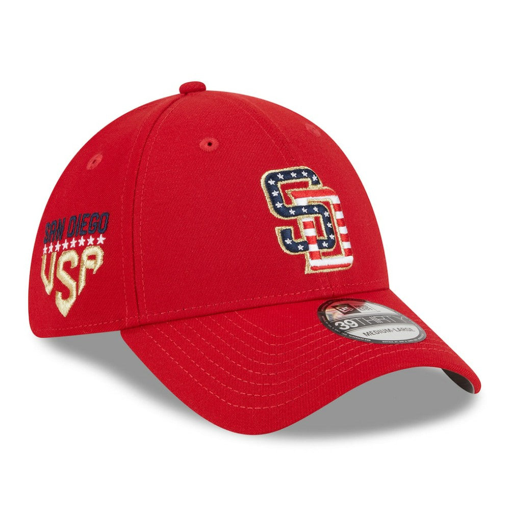 San Diego Padres 2023 Fourth of July 39THIRTY Flex Hat Red