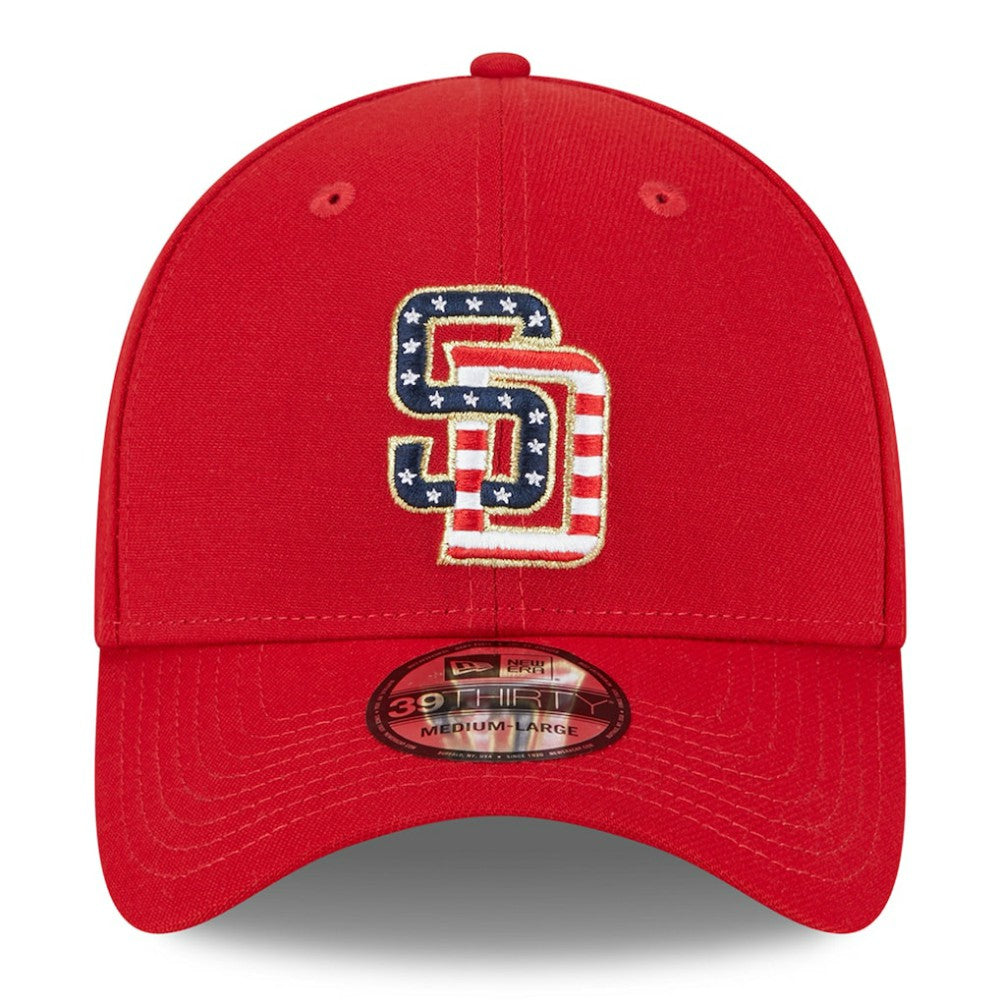 San Diego Padres 2023 Fourth of July 39THIRTY Flex Hat Red