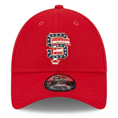 San Francisco Giants 2023 Fourth of July 9FORTY Adjustable Hat Red