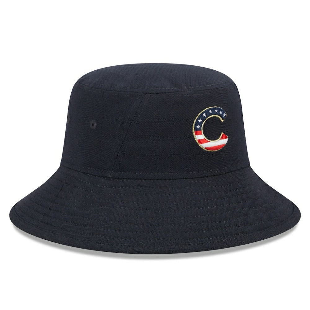Chicago Cubs 2023 Fourth of July Bucket Hat Navy