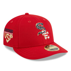 Chicago White Sox 2023 Fourth of July Low Profile 59FIFTY Fitted Hat Red