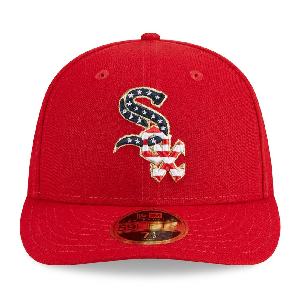 Chicago White Sox 2023 Fourth of July Low Profile 59FIFTY Fitted Hat Red