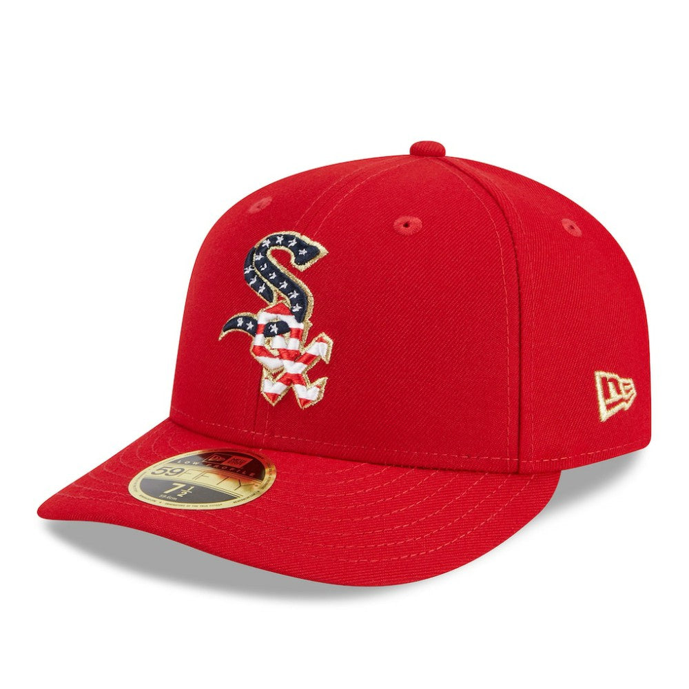 Chicago White Sox 2023 Fourth of July Low Profile 59FIFTY Fitted Hat Red