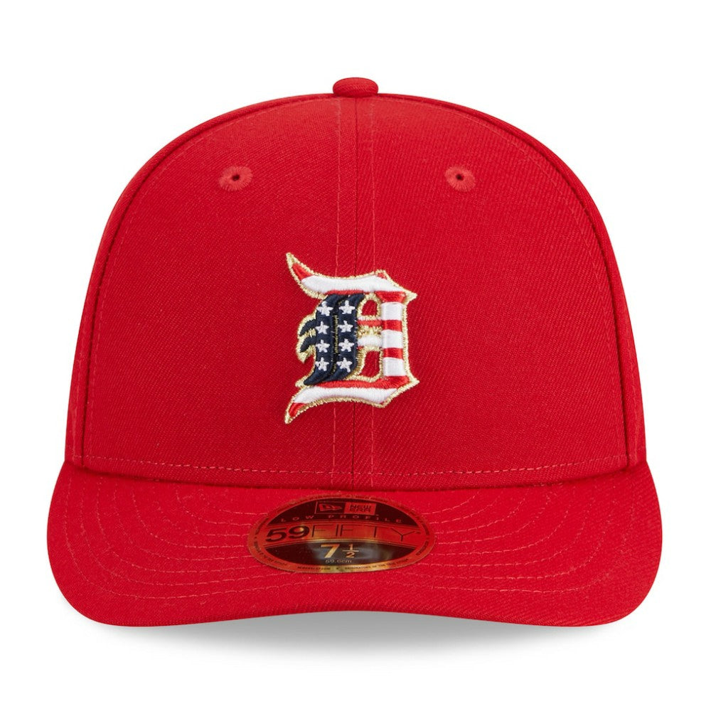 Detroit Tigers 2023 Fourth of July Low Profile 59FIFTY Fitted Hat Red