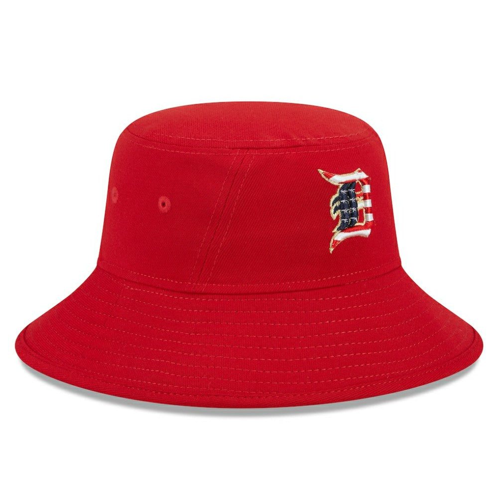 Detroit Tigers 2023 Fourth of July Bucket Hat Red