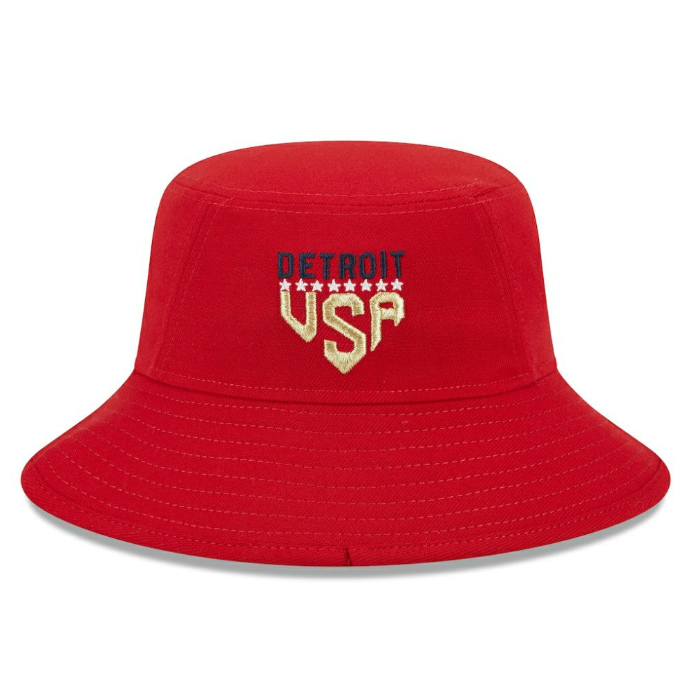 Detroit Tigers 2023 Fourth of July Bucket Hat Red