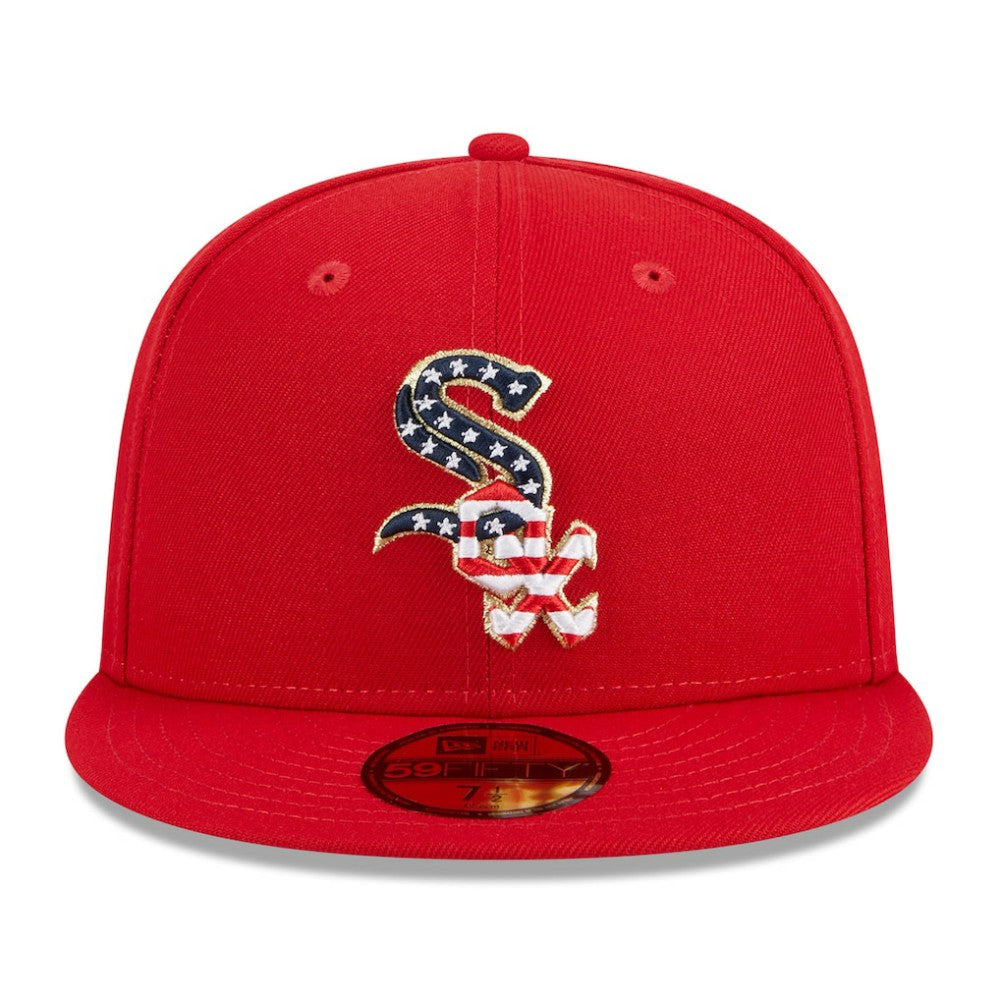 Chicago White Sox 2023 Fourth of July 59FIFTY Fitted Hat Red