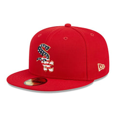 Chicago White Sox 2023 Fourth of July 59FIFTY Fitted Hat Red
