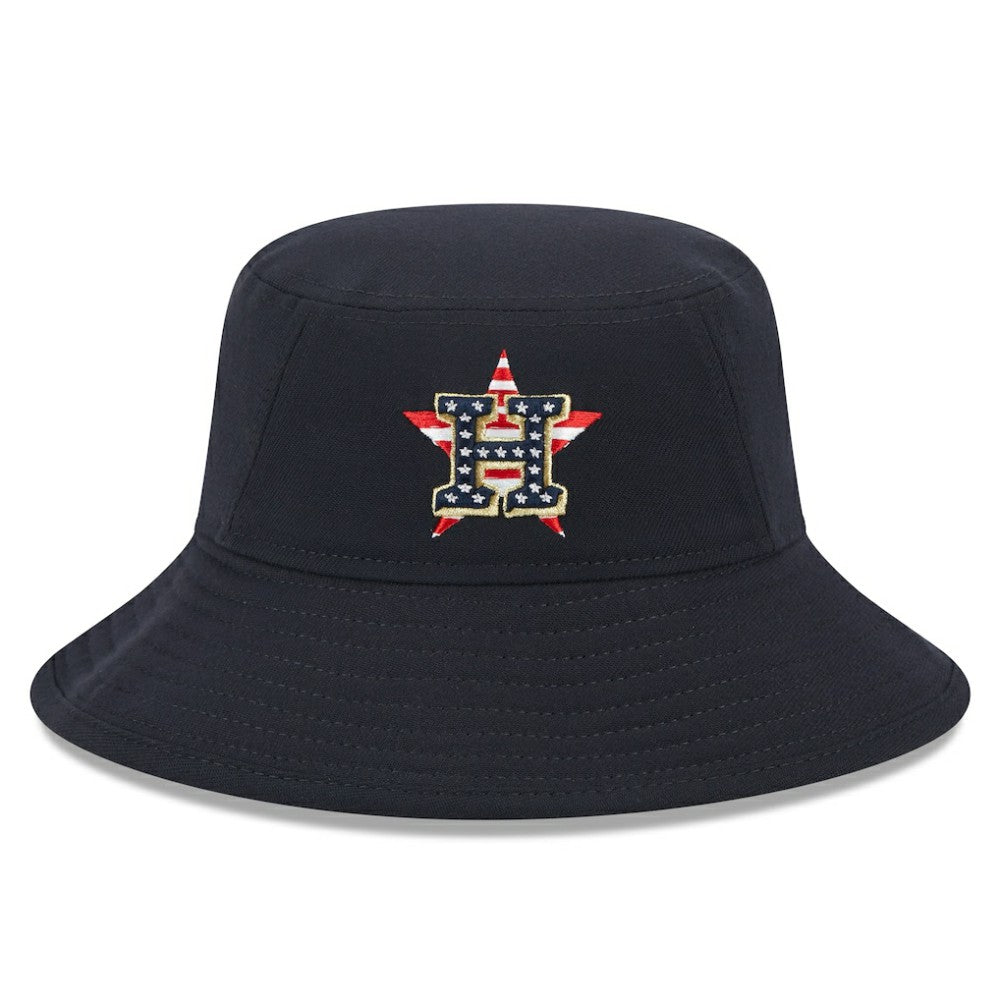 Houston Astros 2023 Fourth of July Bucket Hat Navy