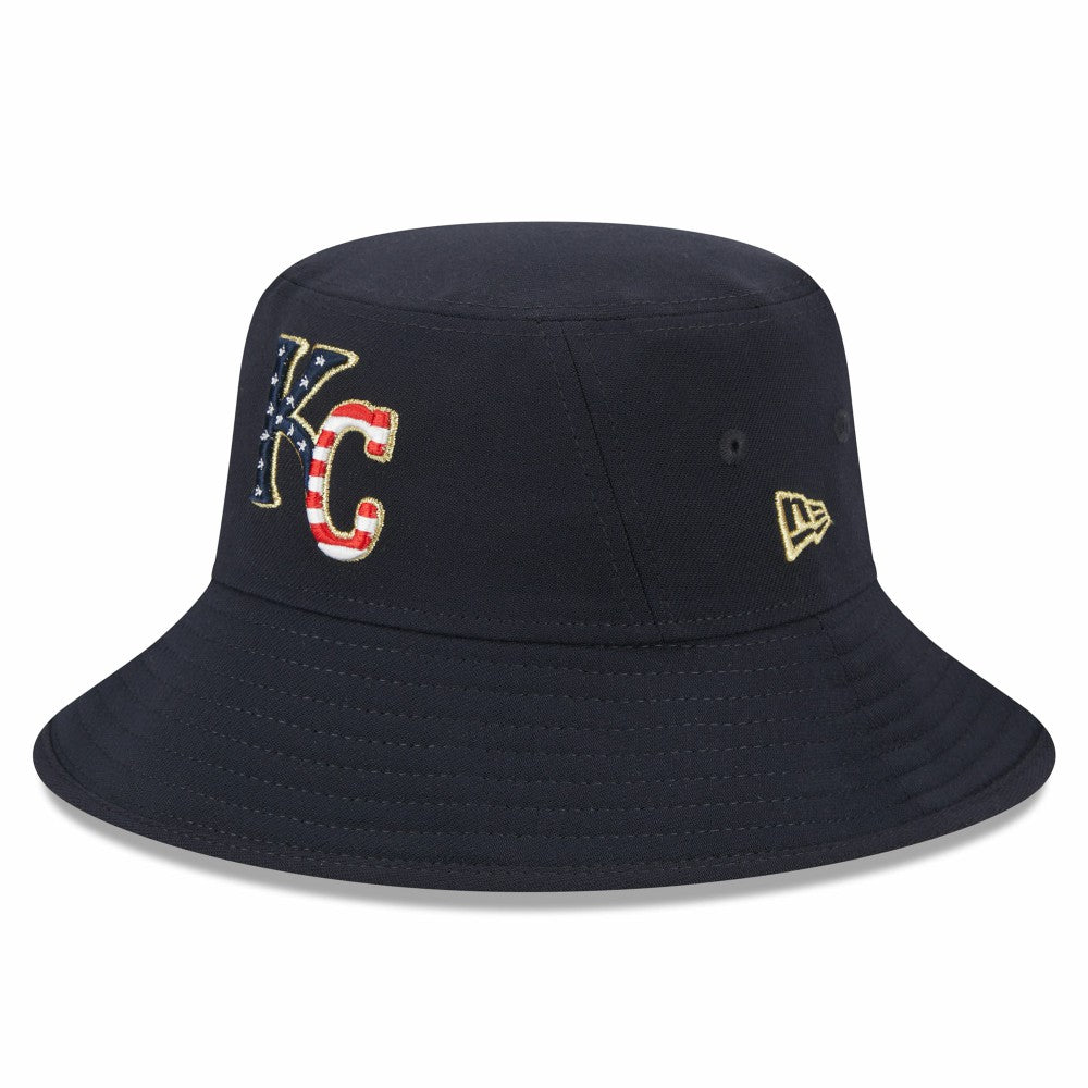 Kansas City Royals 2023 Fourth of July Bucket Hat Navy