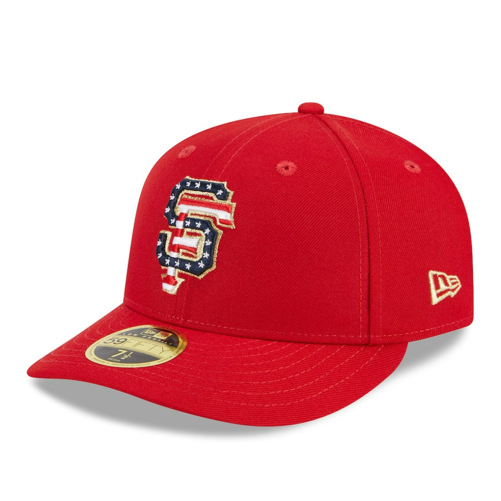 San Francisco Giants 2023 Fourth of July Low Profile 59FIFTY Fitted Hat Red