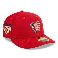 Washington Nationals 2023 Fourth of July Low Profile 59FIFTY Fitted Hat Red
