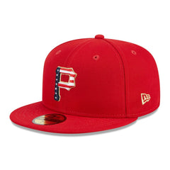 Pittsburgh Pirates 2023 Fourth of July 59FIFTY Fitted Hat Red