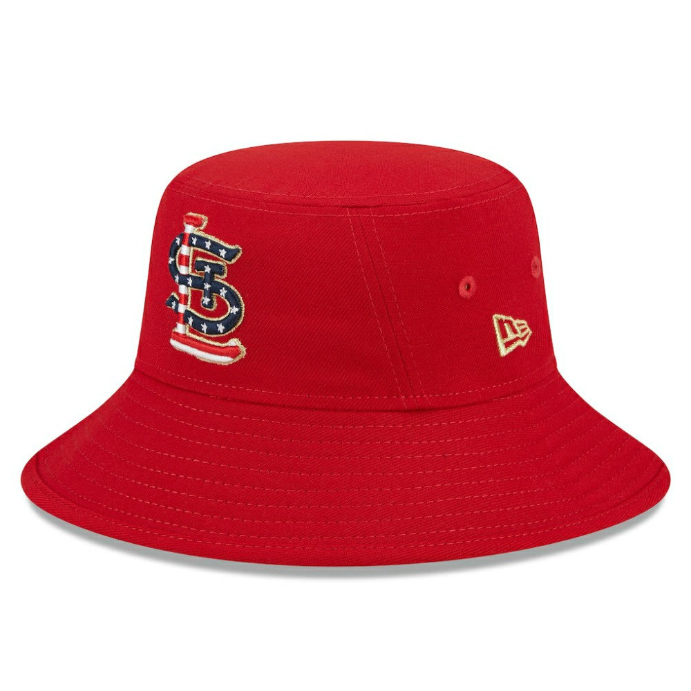 St. Louis Cardinals 2023 Fourth of July Bucket Hat Red