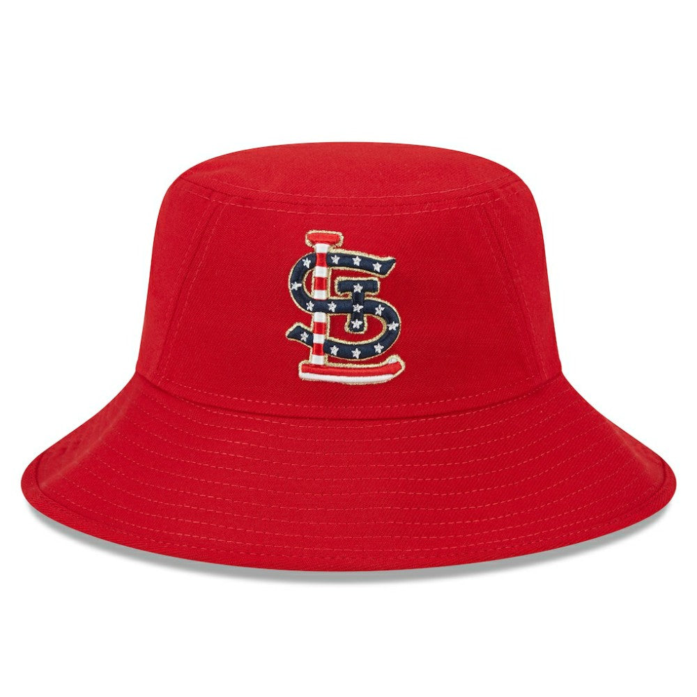 St. Louis Cardinals 2023 Fourth of July Bucket Hat Red