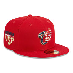 Washington Nationals 2023 Fourth of July 59FIFTY Fitted Hat Red