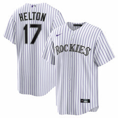 Todd Helton Colorado Rockies Home Retired Player Replica Jersey White