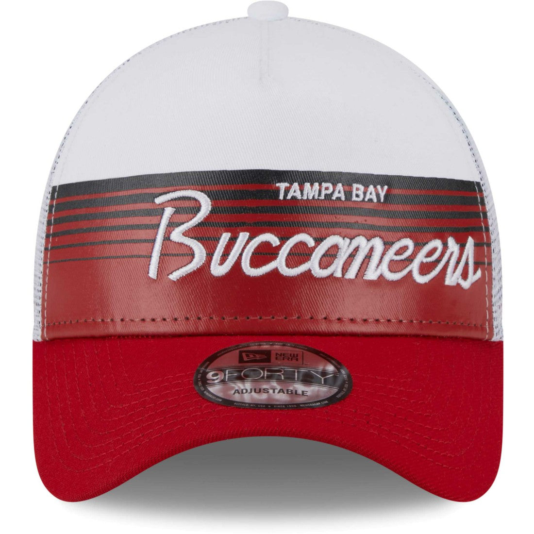 Tampa Bay Buccaneers New Era Horizon A-Frame 9FORTY Snapback Hat - Scarlet online